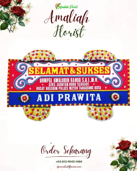 Papan Bunga Ucapan Selamat Slamparejo